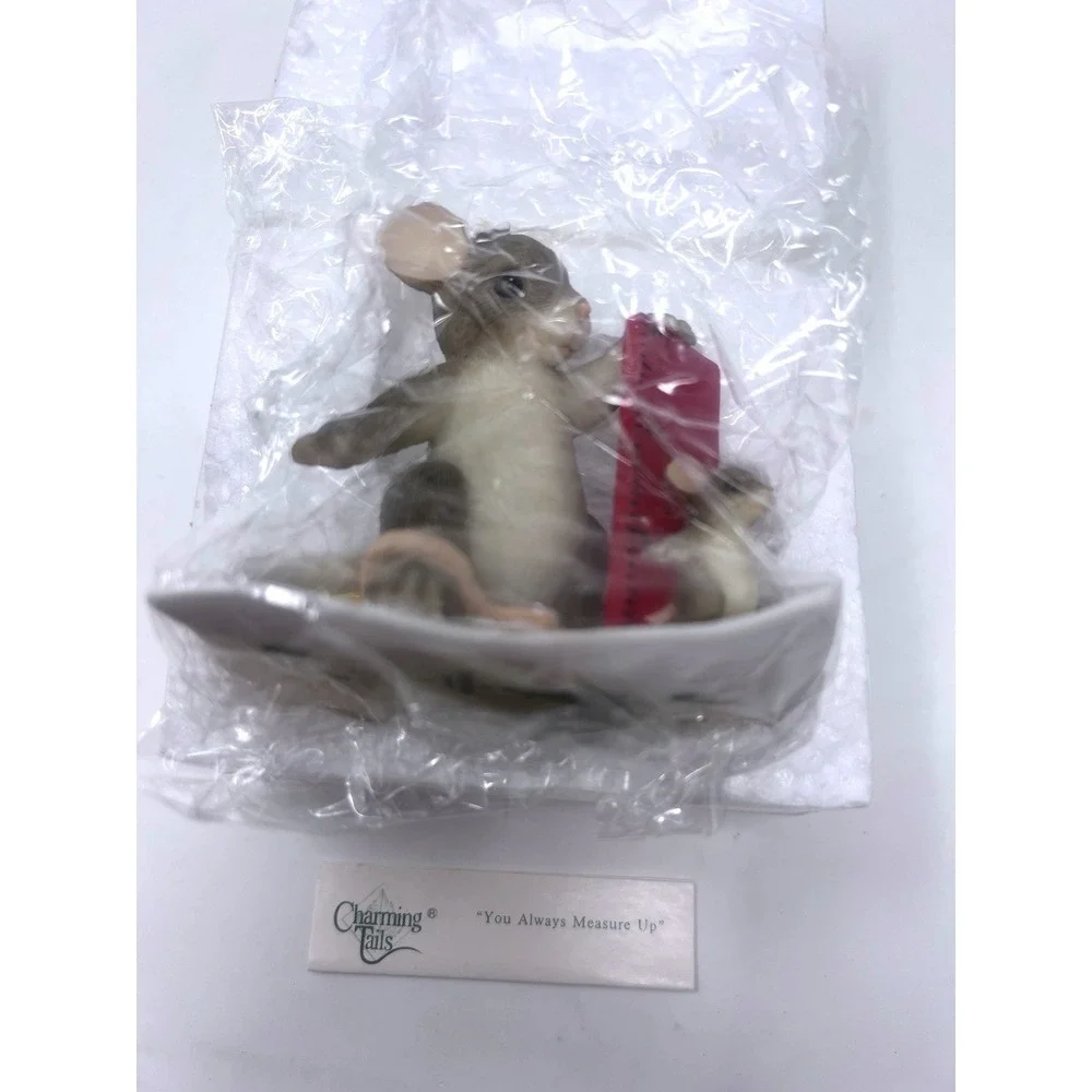 Charming Tails You Always Measure Up 89/127 Fitz Floyd Dean Griff Mouse Box
